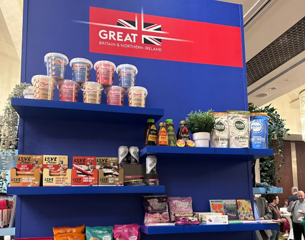 Simply Doughnuts products on the UK display